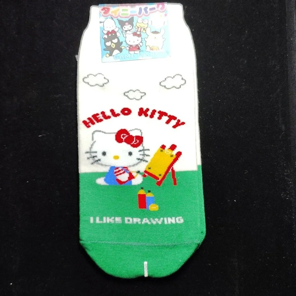 Hello Kitty Adult or Big Kid Socks 2 Pair